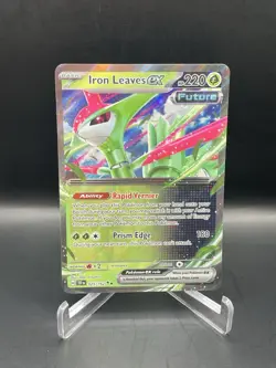 Pokemon Temporal Forces Iron Leaves EX 25/162 Double Rare - Image 1