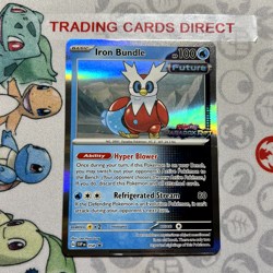Iron Bundle SVP058 Black Star Promo Scarlet & Violet Holo Pokemon Card - Image 1