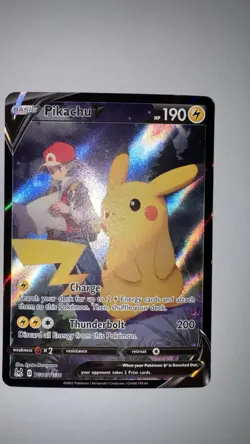 Pikachu V - TG16/TG30 - Pokemon Lost Origins Trainer Gallery Ultra Rare Card NM - Image 2