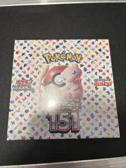 Pokemon 151 Game TCG Booster Box Japanese Factory Sealed 4521329346038 - Image 1