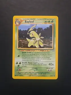 Pokemon Neo Genesis Bayleef Non Holo Uncommon 29/111 LP - Image 1