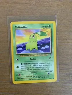 Chikorita Pokemon TCG Neo Genesis 53/111 Lightly Played Condition - Image 1