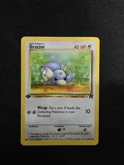 DRATINI - 53/82 - 1ST EDITION - TEAM ROCKET - POKEMON CARD - Image 1