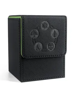 Card Deck Box MTG Yugioh TCG, Card Storage Box with Dividers Holds 100+ - Image 2