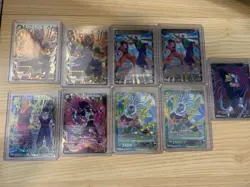 Dragon Ball Super 9 Card Lot Super Rares Promo Rares - Image 1