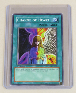 Yu-Gi-Oh Card Change of Heart Common Spell SDY - E030 First Edition - Image 1