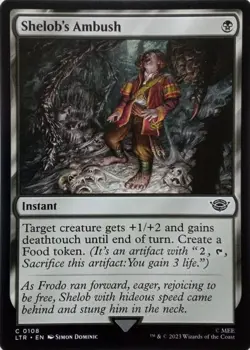 0106 SHELOB'S AMBUSH COMMON THE LORD OF THE RINGS MTG CARD - Image 1