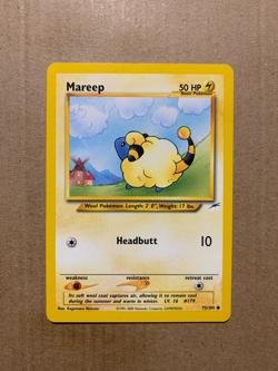 Mareep 75/105 Neo Destiny - Common Pokemon Card - NM - Image 1