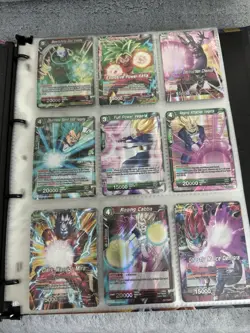 Dragon Ball Z Card Huge Lot Binder Of Foil Holo -180 Cards,SR,SPR,R & More - LP - Image 3