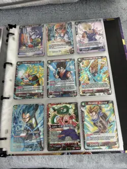 Dragon Ball Z Card Huge Lot Binder Of Foil Holo -180 Cards,SR,SPR,R & More - LP - Image 4
