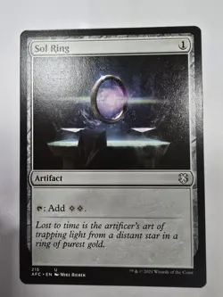 Sol Ring Commander: Adventures in the Forgotten Realms Regular Mtg - Image 1