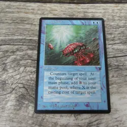 Magic The Gathering MTG Mana Drain Legends 1994 LP Excellent Ungraded - Image 1