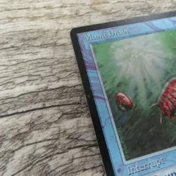 Magic The Gathering MTG Mana Drain Legends 1994 LP Excellent Ungraded - Image 2