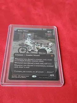 MTG Magic Card Bone Miser (Borderless) Special Guests Foil - Image 1