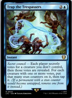 Magic the Gathering HP Trap the Trespassers The Lord of the Rings Commander MTG - Image 1