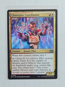 Cloudspire Coordinator - Aetherdrift - NM - MTG Magic - Uncommon - Creature - Image 1
