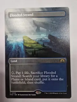 Flooded Strand (Borderless) Modern Horizons 3 Regular Magic The Gathering Mtg - Image 1