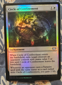 Circle of Confinement FOIL Innistrad: Double Feature Magic MTG - Image 1