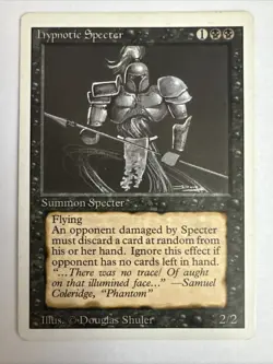 Magic the Gathering ~ MTG ~ Hypnotic Specter ~ M/NM ~ REVISED - Image 1