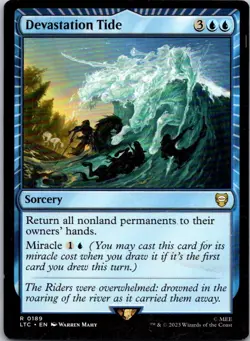 Magic the Gathering HP Devastation Tide The Lord of the Rings Commander MTG - Image 1