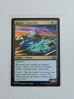 Rangers' Aetherhive - Aetherdrift - NM - MTG Magic - Uncommon - Vehicle - Image 1