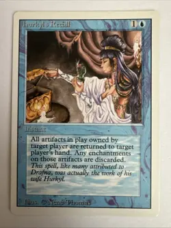 Magic the Gathering ~ MTG ~ Hurkyl's Recall ~ 3rd Edition ~ M/NM ~ REVISED - Image 1
