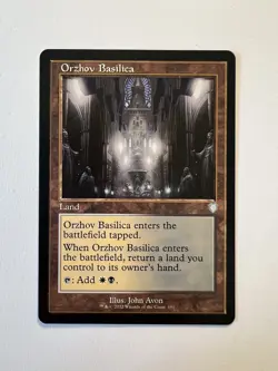 Orzhov Basilica - RETRO FRAME - MTG The Brothers' War: Commander - NM - Image 1