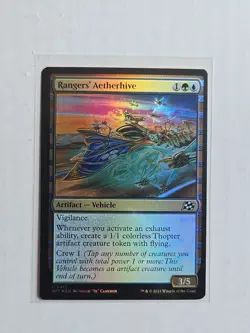Rangers' Aetherhive (Foil) - Aetherdrift - NM - MTG Magic - Uncommon - Vehicle - Image 1
