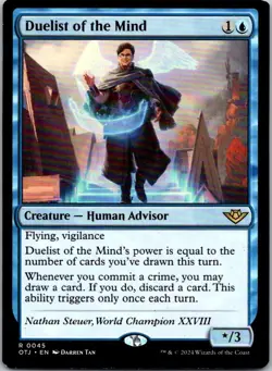 Magic the Gathering HP Duelist of the Mind Outlaws of Thunder Junction MTG - Image 1