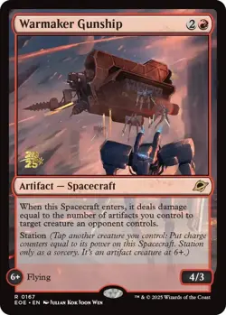 Foil - Warmaker Gunship - 167 / NM / English MTG - Image 1