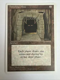 MTG Howling Mine Fourth Edition NM - Image 1