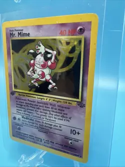 Pokemon Mr. Mime Jungle 1st Edition Holo Rare 6/64 WOTC 1999 NM/VLP 💎 - Image 3