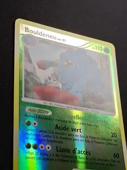 EXCELLENT NEAR MINT Bouldeneu 29/100 Reverse DP Tempete Carte Pokemon FR - Image 5