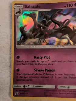 Holo Foil Salazzle # 47/111 Crimson Invasion Set Pokemon Cards PSA 9 MINT - Image 4