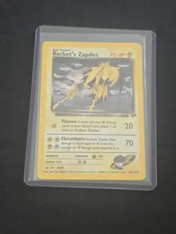 Rocket's Zapdos 15/132 Gym Challenge Holo MP Pokemon TCG - Image 1