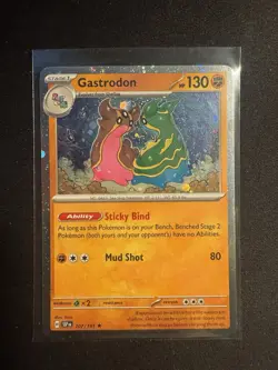 Pokemon Surging Sparks Gastrodon Rare Cosmos Holo Card 107/191 - Image 1