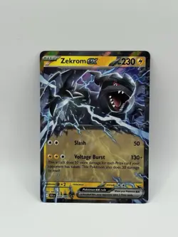 Zekrom ex Black Bolt 034/086 Pokemon Card TCG & Reshiram 020/086 - Image 3