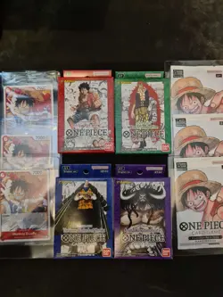 One Piece Card Game - Super Pre-Release Starter Deck set - ST01-ST04 Sealed - Image 1