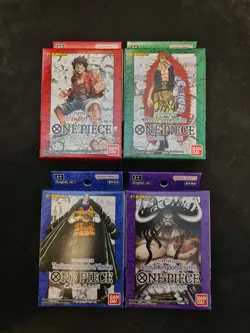 One Piece Card Game - Super Pre-Release Starter Deck set - ST01-ST04 Sealed - Image 2