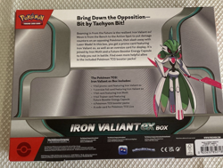 Pokemon TCG Iron Valiant Ex Card Box 4 Booster Packs Trading Cards NEW/SEALED - Image 5