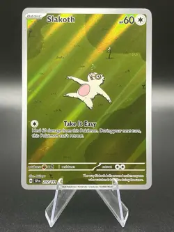 Slakoth 212/191 Pokemon Card TCG Surging Sparks Illustration Rare Full Art Holo - Image 1