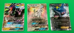 Pokemon TCG GX & Ex Holo Rare Card Lot - 3 Cards - NM/M - Image 1