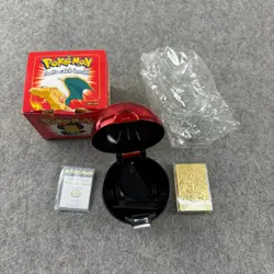 Pokemon Burger King Charizard 23K Gold Plated Trading Card Poke Ball Box COA - Image 1