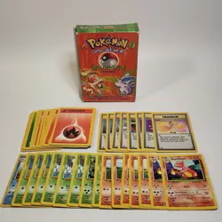 1999 WOTC Nintendo Pokemon TGC - Brushfire Theme Deck Box with 46 Cards - Image 1