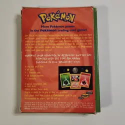 1999 WOTC Nintendo Pokemon TGC - Brushfire Theme Deck Box with 46 Cards - Image 4