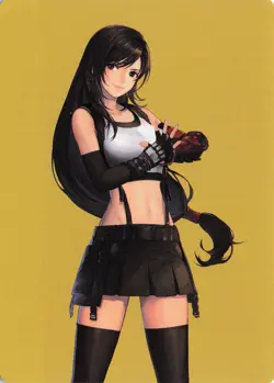 Tifa, Martial Artist Art Card, #52, Art Series: FINAL FANTASY, Regular, S - NM - Image 1