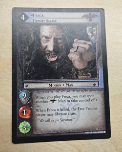 Freca - Hungry Savage - 9R+2 - Lord Of The Rings Trading Card Game FOIL - Image 1