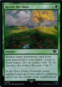 0185 REVIVE THE SHIRE COMMON THE LORD OF THE RINGS MTG CARD - Image 1