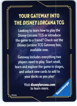 Maleficent Gateway SHIMMERING SKIES Insert 2024 Disney Lorcana Art Card - Image 2