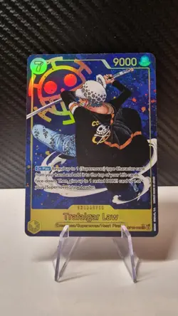 Trafalgar Law Alt Art SEC OP10-119 Royal Blood ONE PIECE TCG English Rare Card - Image 1